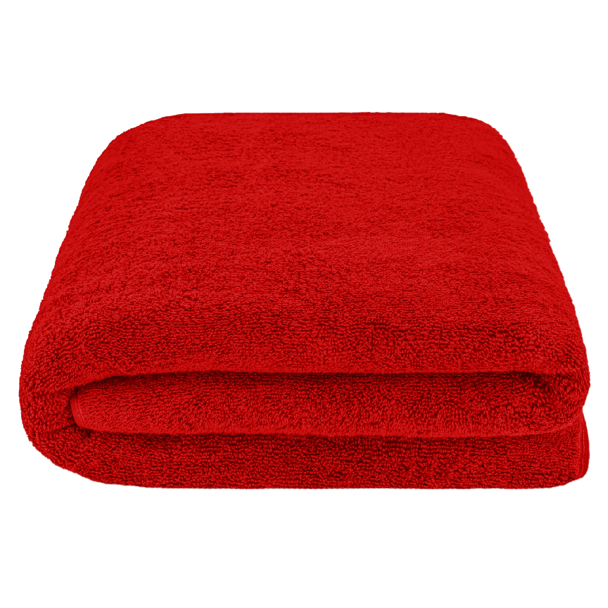 100 Inch Really Big Bath Towel - Rose Red