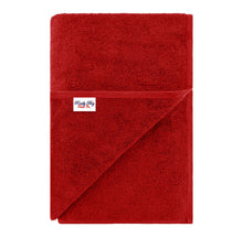 Load image into Gallery viewer, 100 Inch Really Big Bath Towel - Rose Red