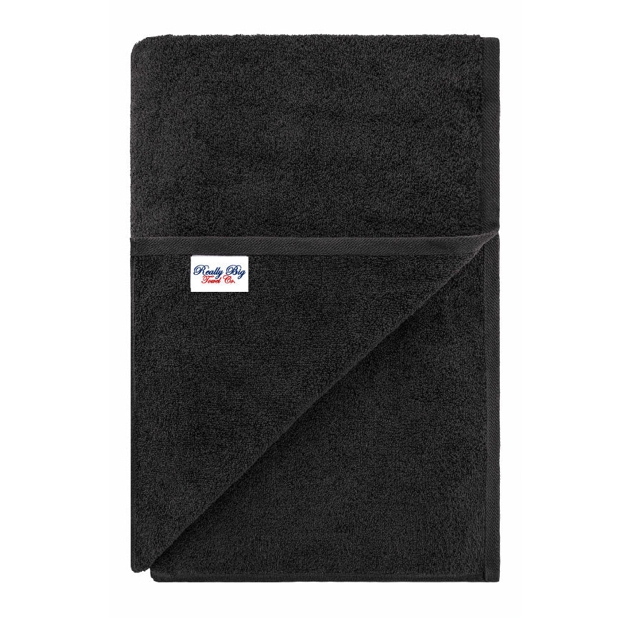 100 Inch Really Big Bath Towel - Black – ReallyBigTowels