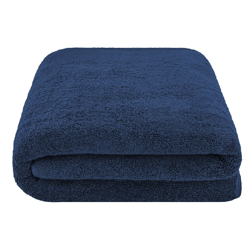 100 Inch Really Big Bath Towel Navy ReallyBigTowels