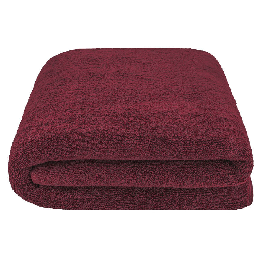 100 Inch Really Big Bath Towel - Burgundy – ReallyBigTowels