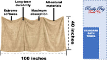 Load image into Gallery viewer, 100 Inch Really Big Bath Towel - Taupe/Beige
